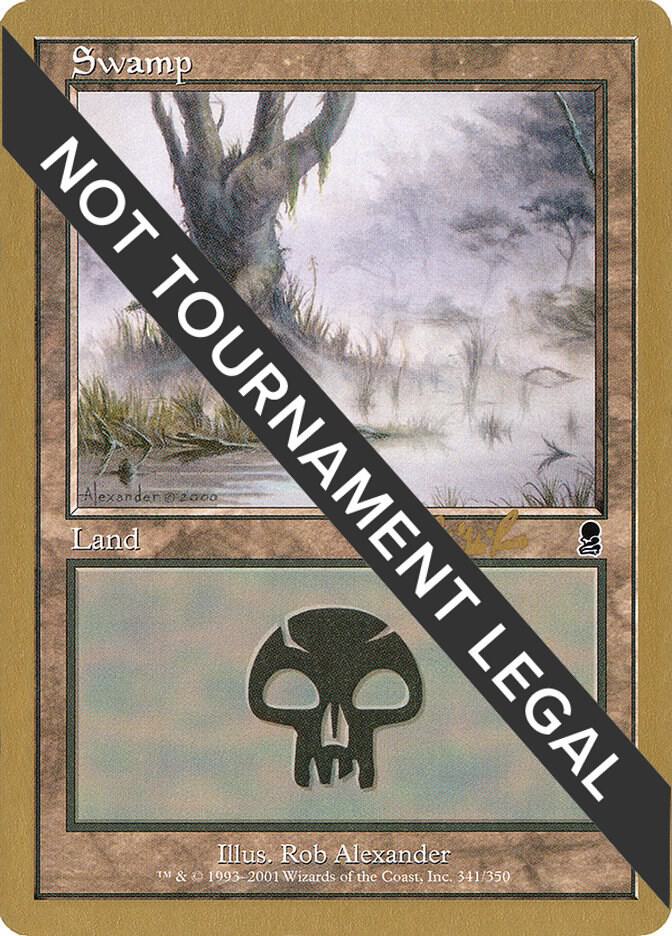 Swamp (cr341) (Carlos Romao) [World Championship Decks 2002]