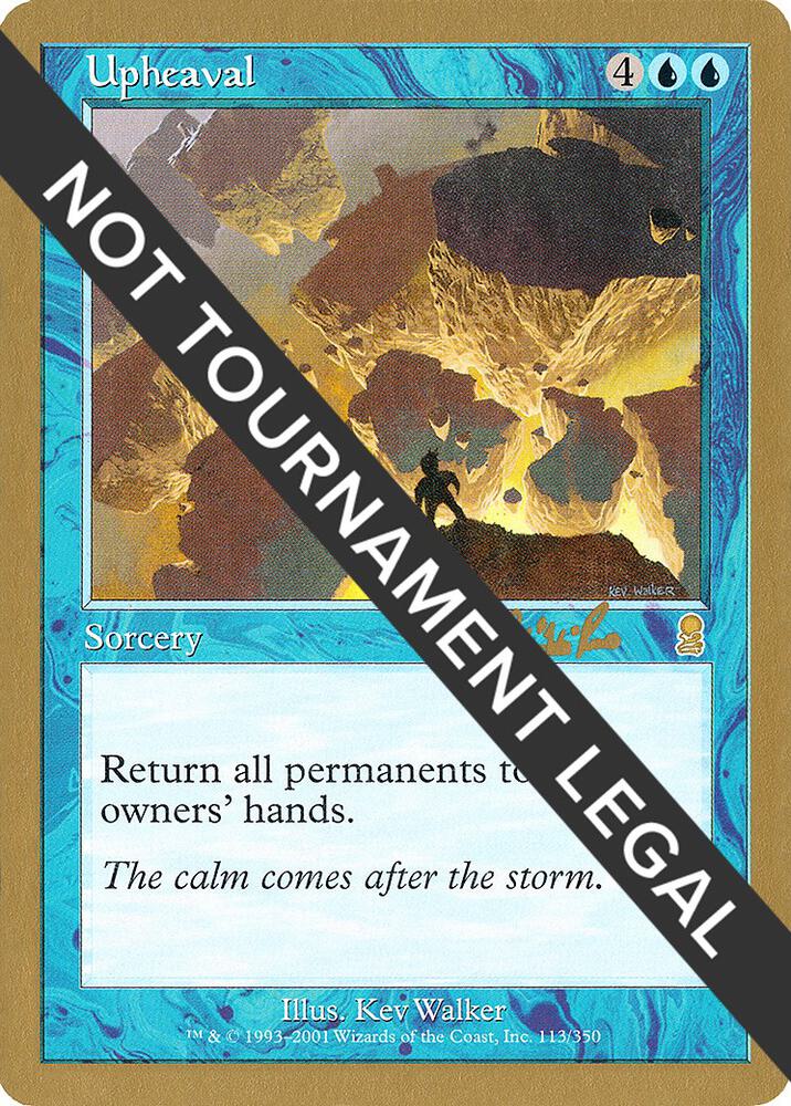 Upheaval (Carlos Romao) [World Championship Decks 2002]