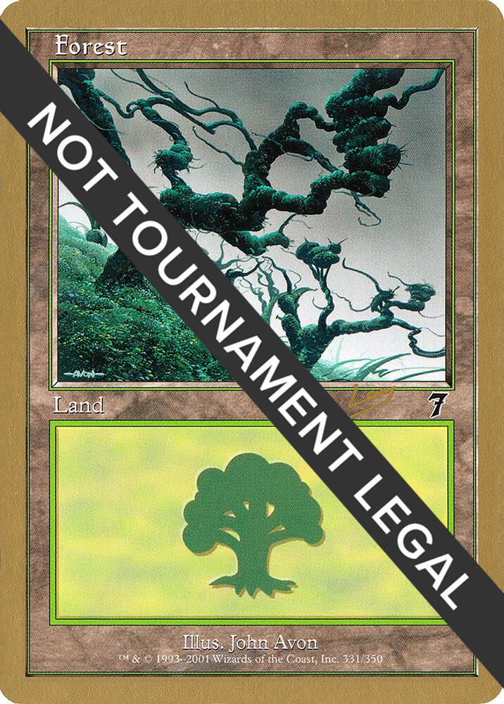 Forest (rl331) (Raphael Levy) [World Championship Decks 2002]