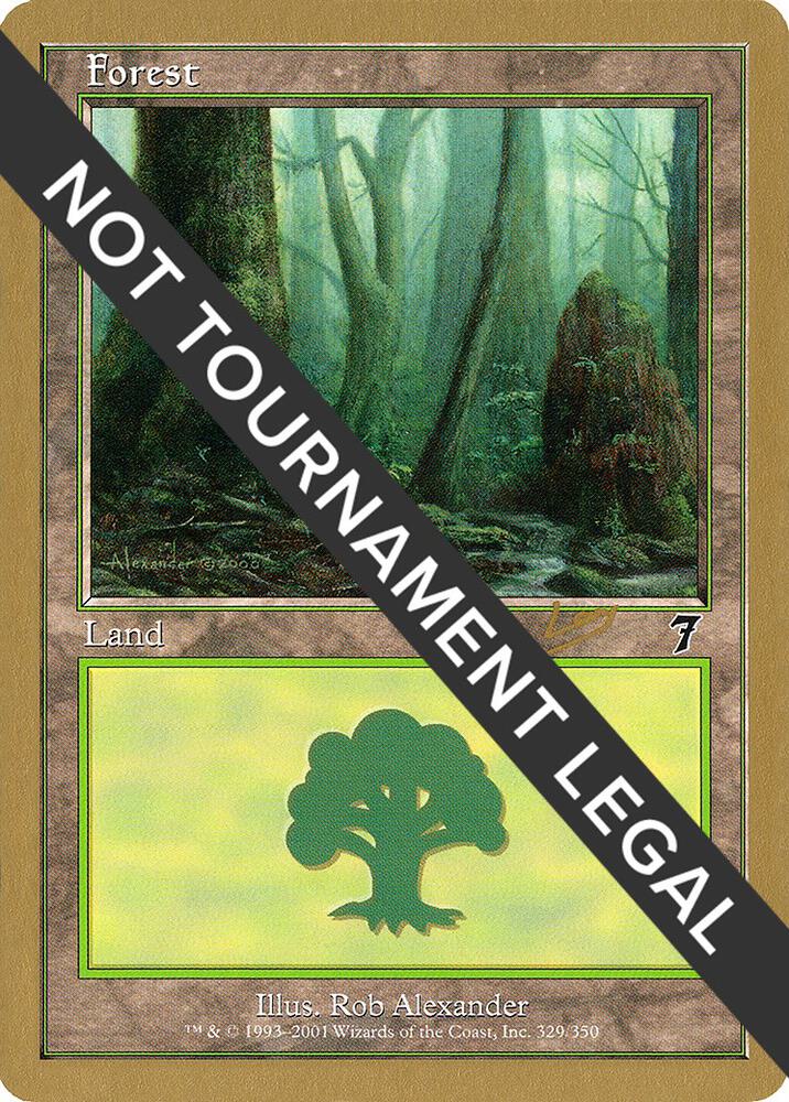 Forest (rl329) (Raphael Levy) [World Championship Decks 2002]