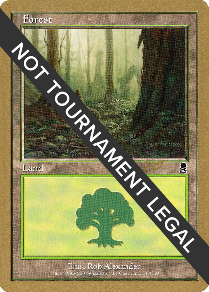 Forest (rl348) (Raphael Levy) [World Championship Decks 2002]