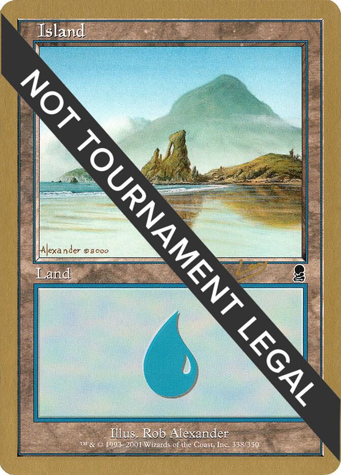 Island (rl338) (Raphael Levy) [World Championship Decks 2002]