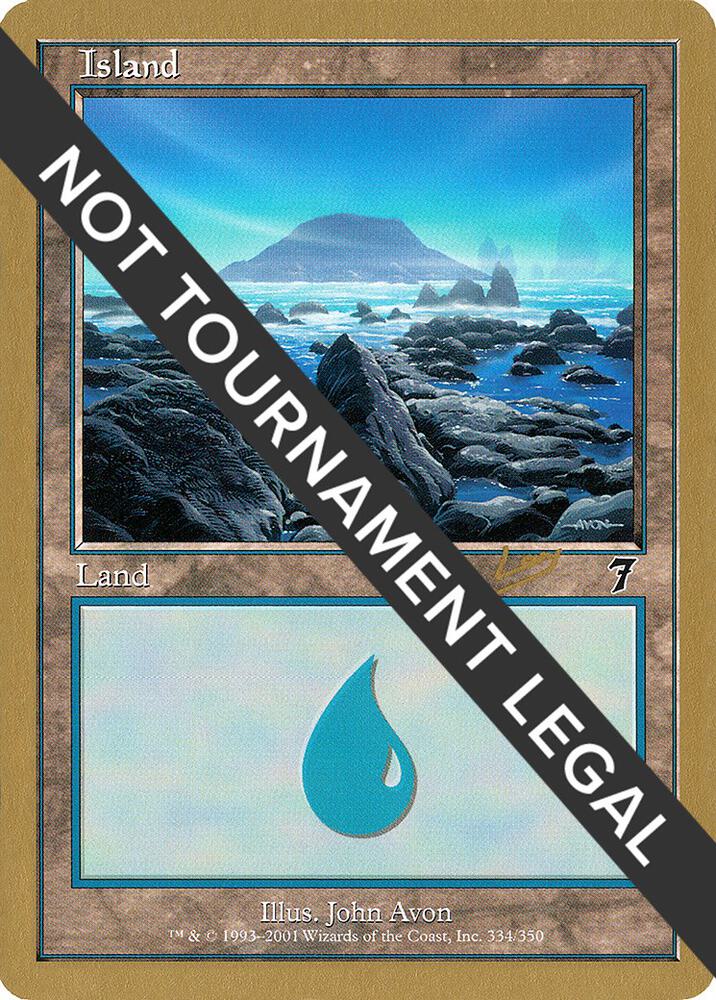 Island (rl334) (Raphael Levy) [World Championship Decks 2002]