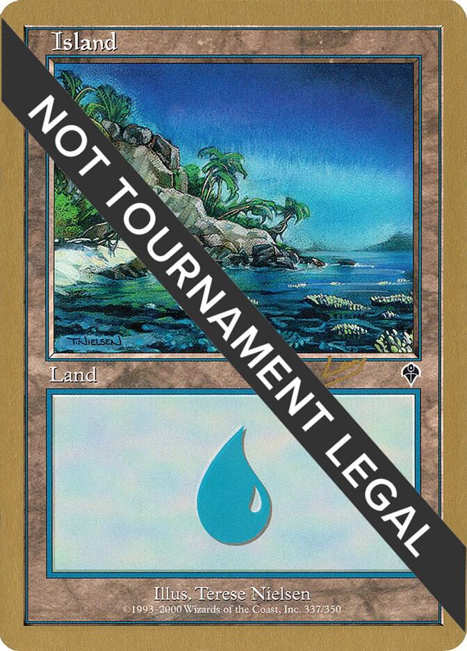 Island (rl337a) (Raphael Levy) [World Championship Decks 2002]