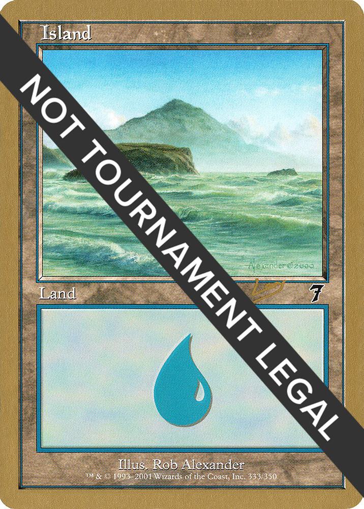 Island (333) (Raphael Levy) [World Championship Decks 2002]