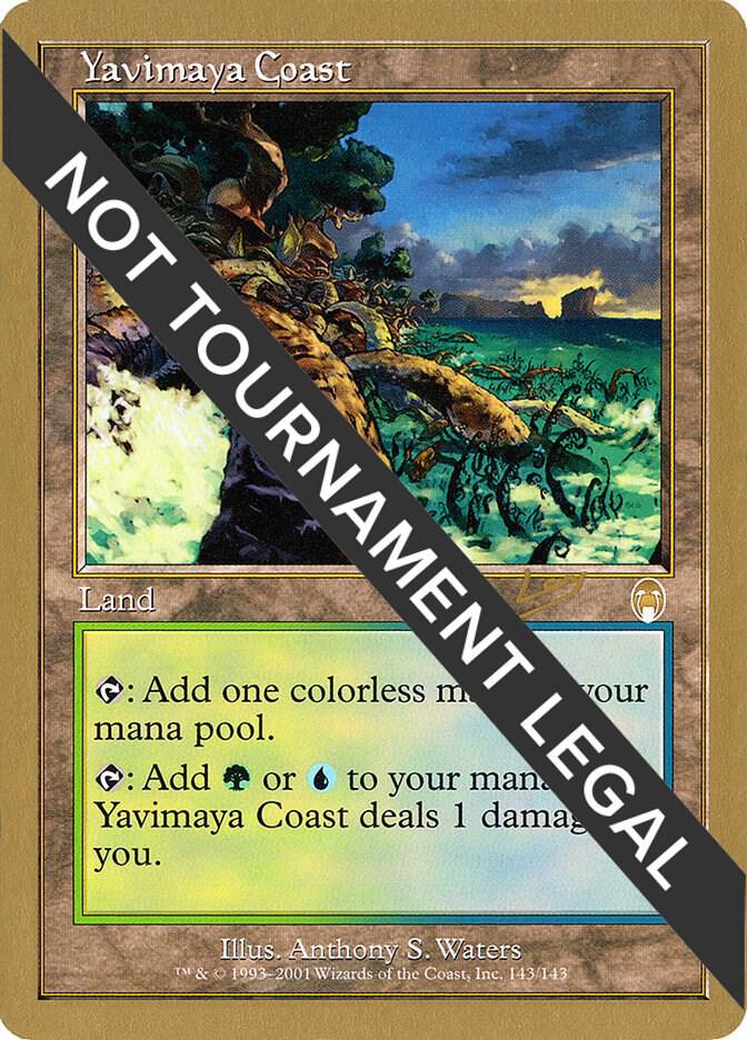 Yavimaya Coast (Raphael Levy) [World Championship Decks 2002]