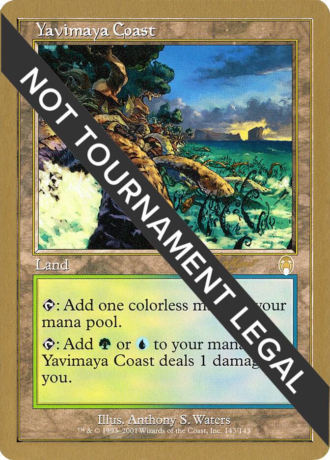 Yavimaya Coast (Sim Han How) [World Championship Decks 2002]