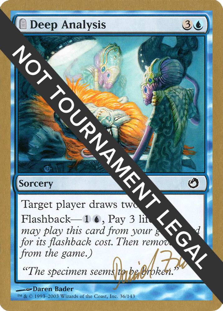 Deep Analysis (Daniel Zink) [World Championship Decks 2003]