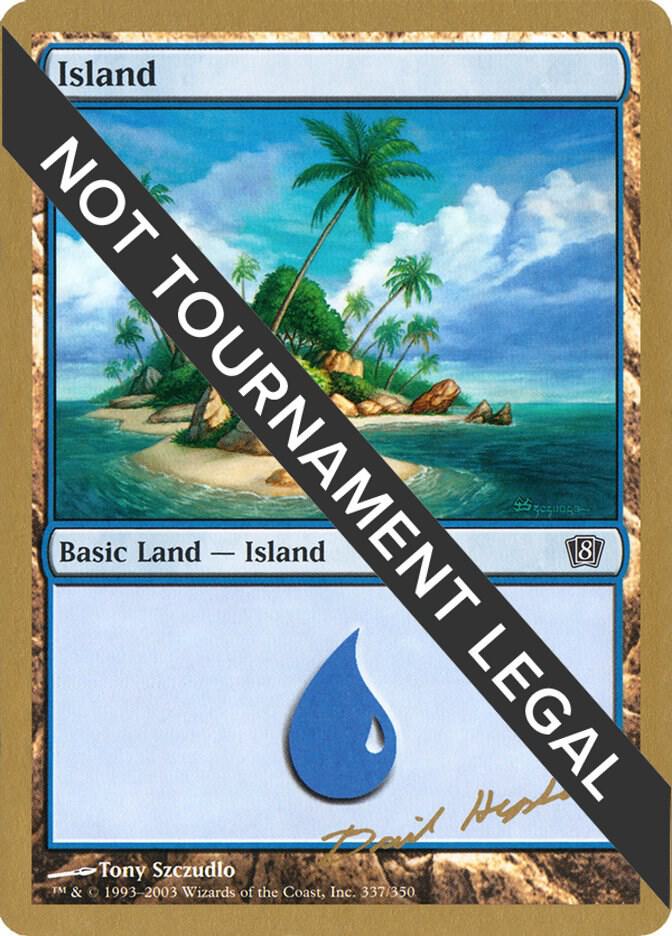 Island (dz337) (Daniel Zink) [World Championship Decks 2003]