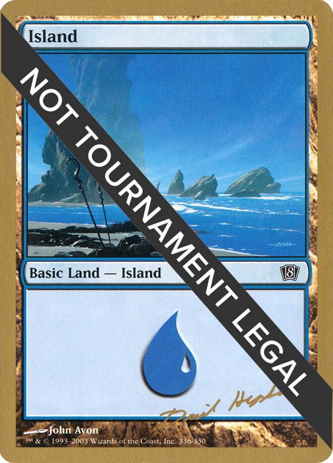 Island (dh336) (Dave Humpherys) [World Championship Decks 2003]