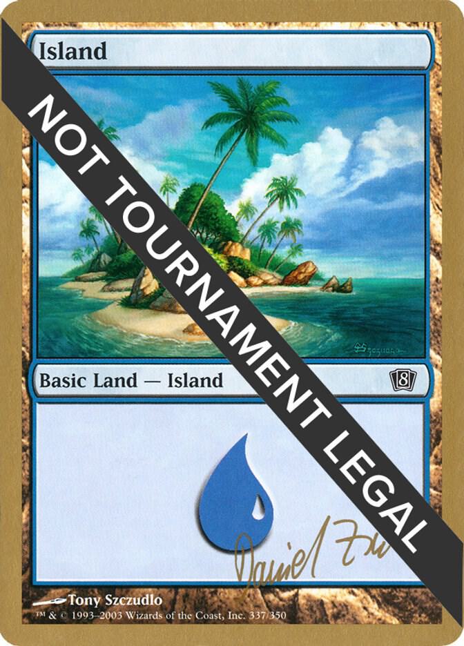 Island (dh337) (Dave Humpherys) [World Championship Decks 2003]