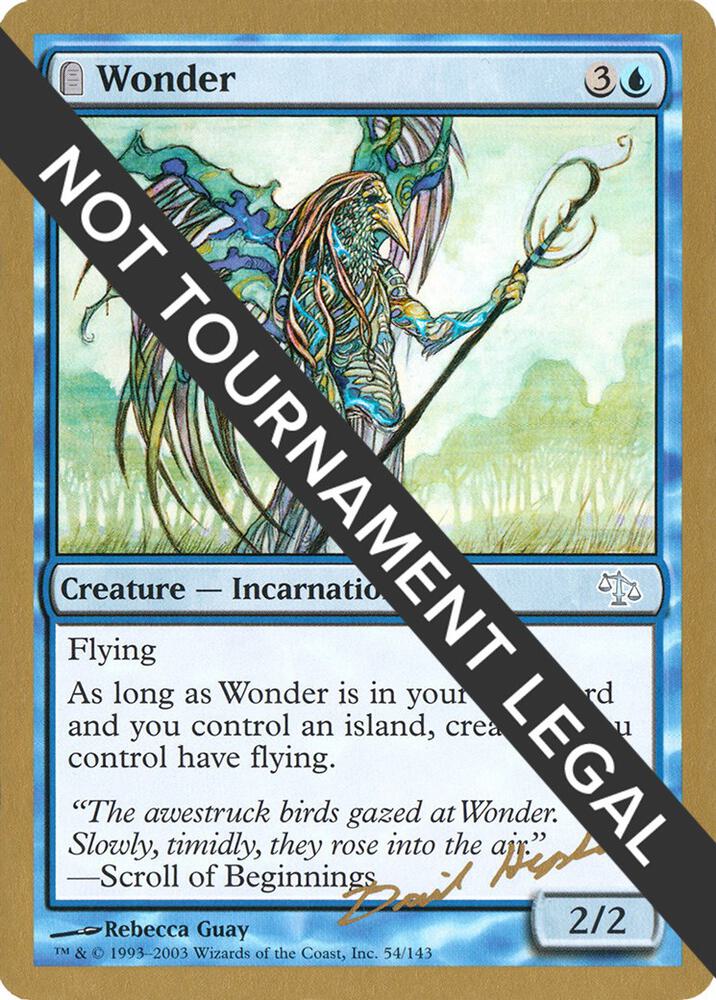 Wonder (Dave Humpherys) [World Championship Decks 2003]