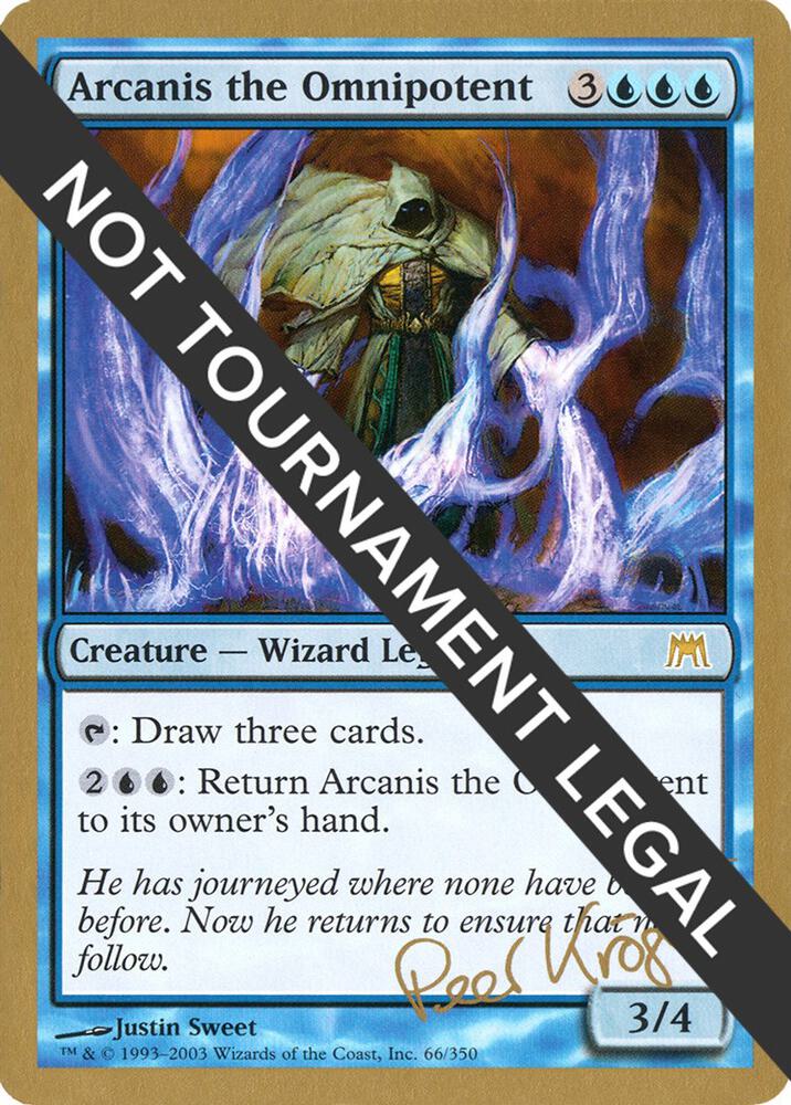 Arcanis the Omnipotent (Peer Kroger) [World Championship Decks 2003]