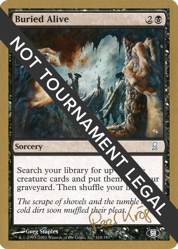 Buried Alive (Peer Kroger) (SB) [World Championship Decks 2003]