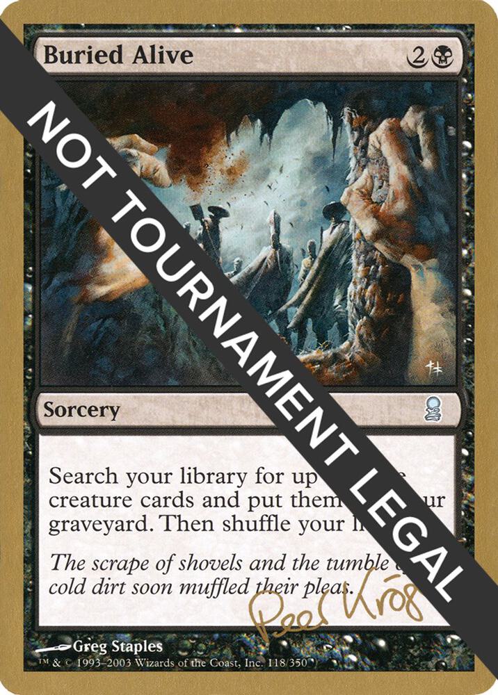 Buried Alive (Peer Kroger) [World Championship Decks 2003]