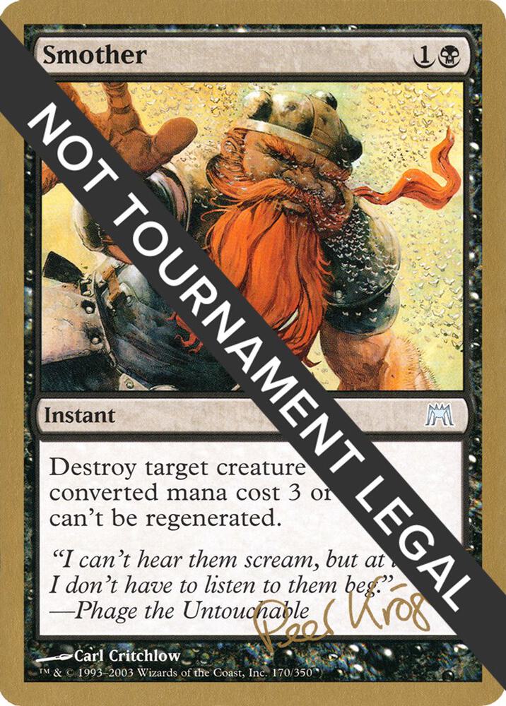 Smother (Peer Kroger) [World Championship Decks 2003]