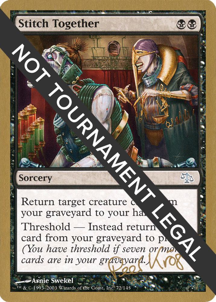 Stitch Together (Peer Kroger) [World Championship Decks 2003]