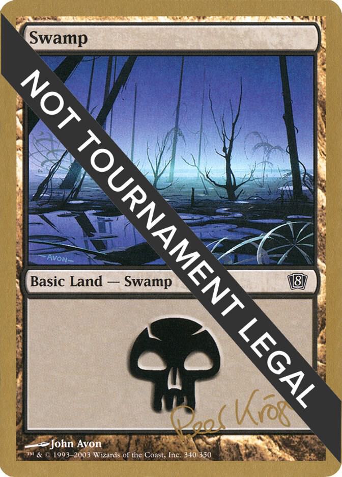 Swamp (pk340) (Peer Kroger) [World Championship Decks 2003]