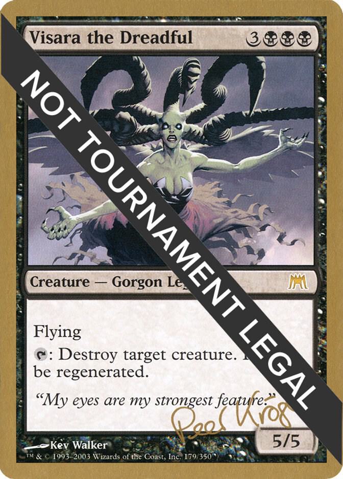 Visara the Dreadful (Peer Kroger) [World Championship Decks 2003]