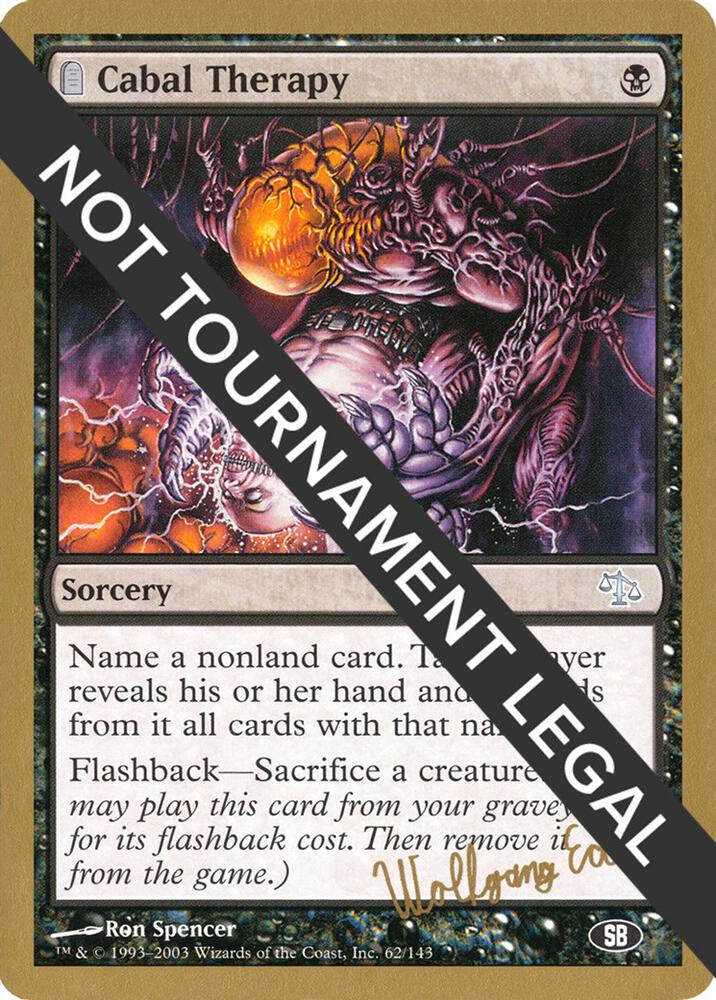 Cabal Therapy (Wolfgang Eder) (SB) [World Championship Decks 2003]