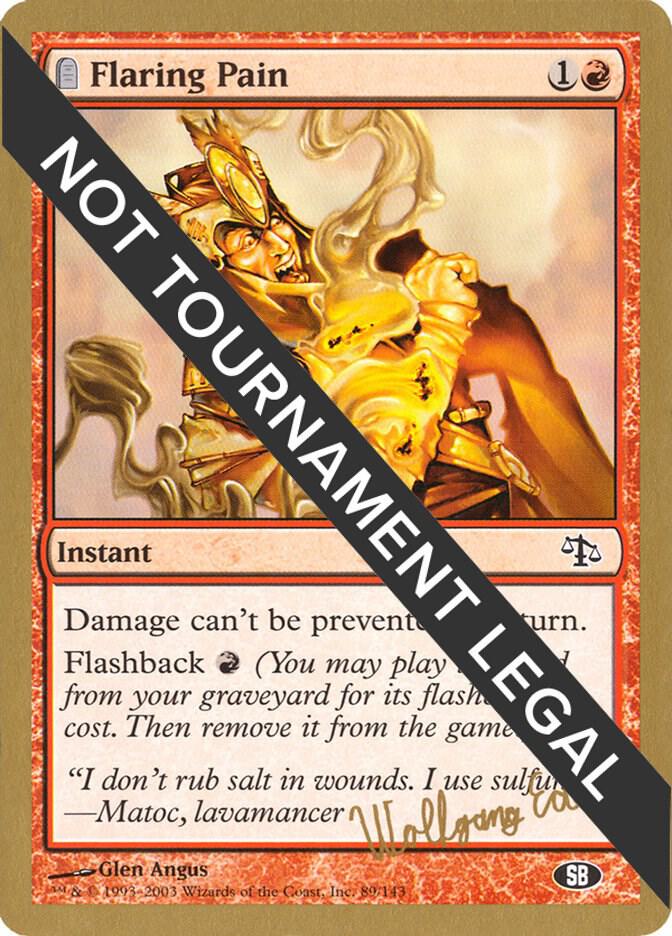 Flaring Pain (Wolfgang Eder) (SB) [World Championship Decks 2003]