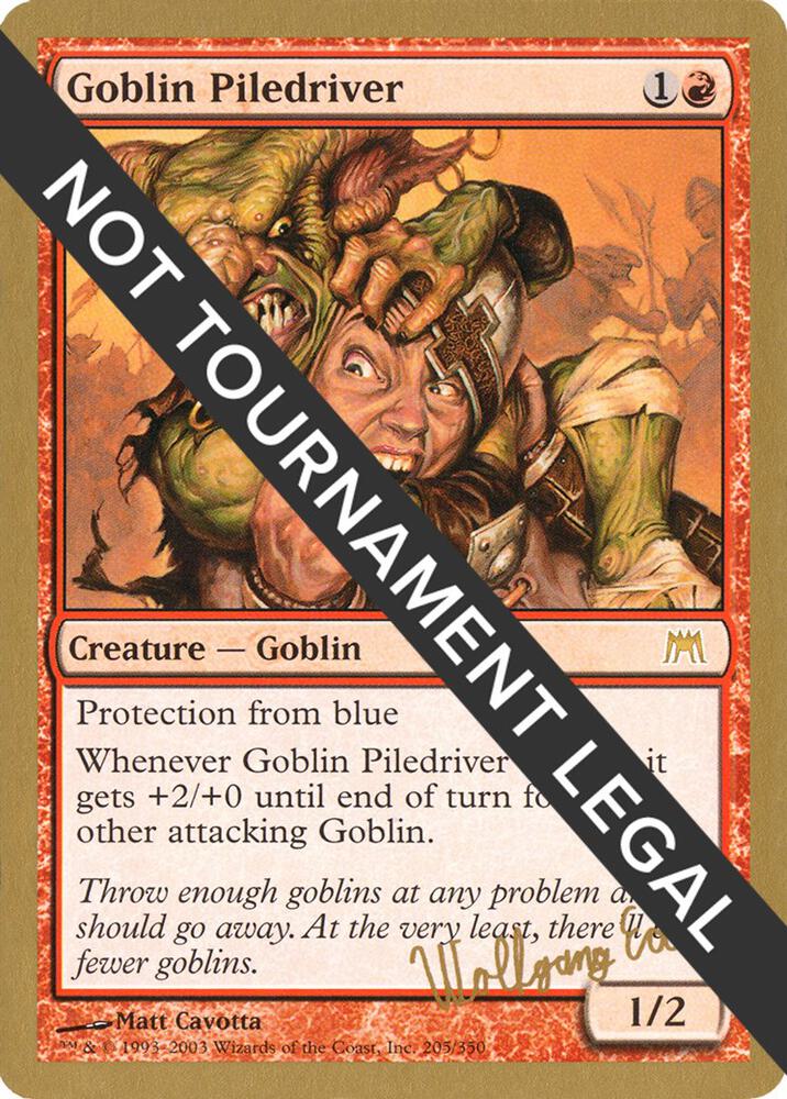Goblin Piledriver (Wolfgang Eder) [World Championship Decks 2003]