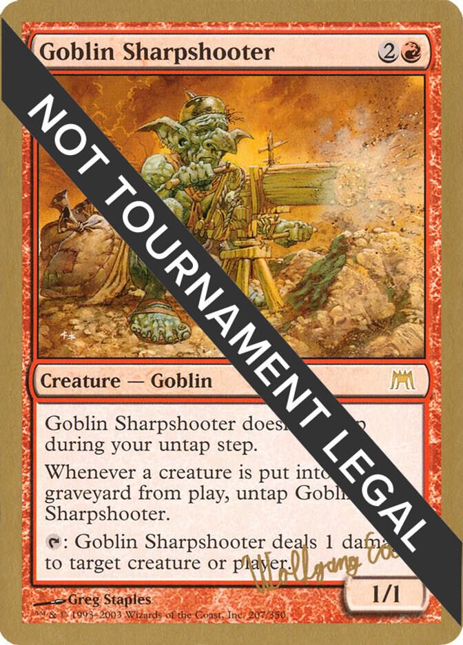 Goblin Sharpshooter (Wolfgang Eder) [World Championship Decks 2003]