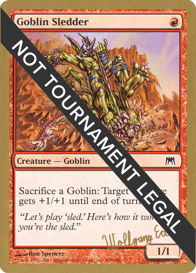 Goblin Sledder (Wolfgang Eder) [World Championship Decks 2003]