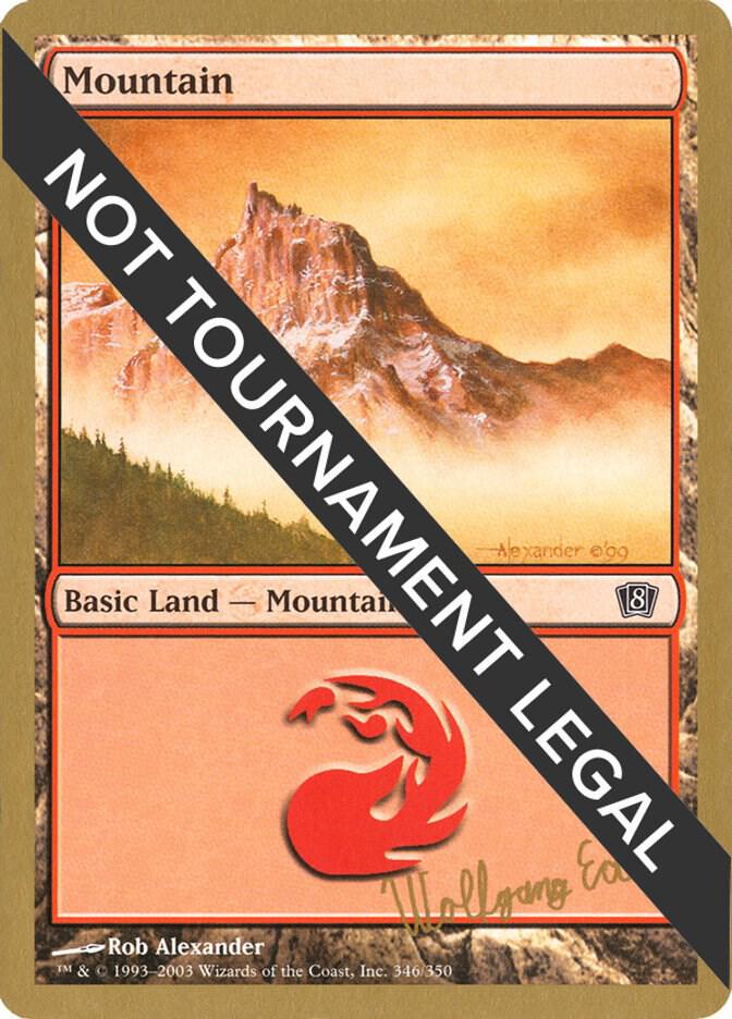 Mountain (we346) (Wolfgang Eder) [World Championship Decks 2003]