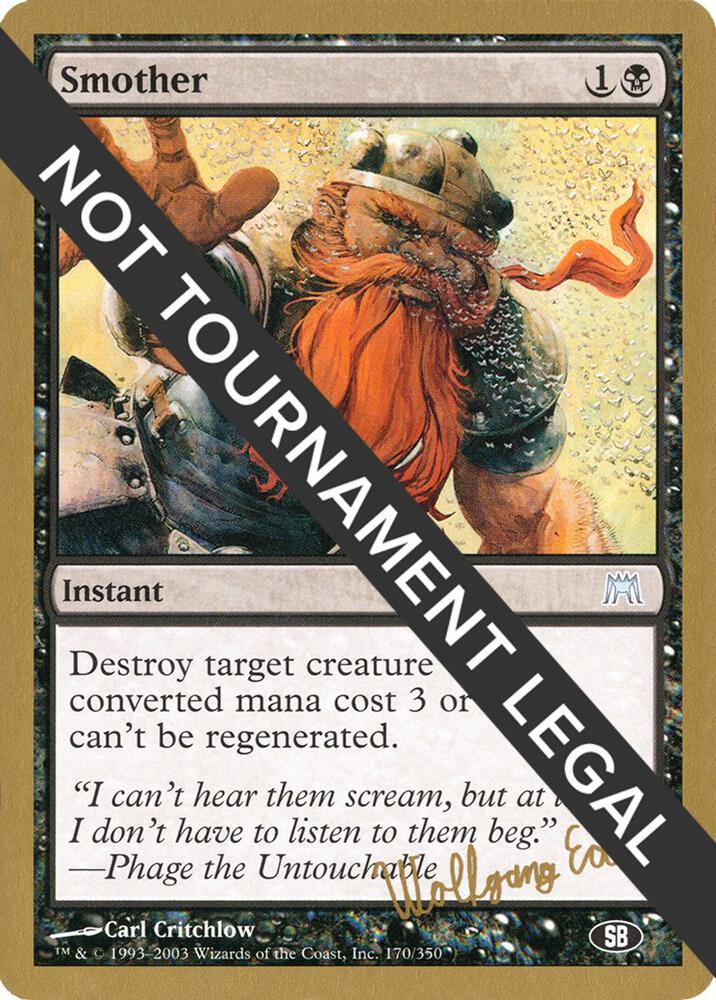 Smother (Wolfgang Eder) (SB) [World Championship Decks 2003]