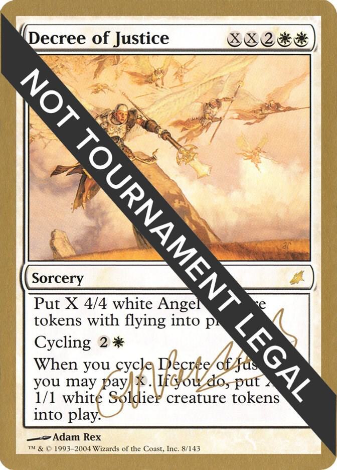 Decree of Justice (Gabriel Nassif) [World Championship Decks 2004]