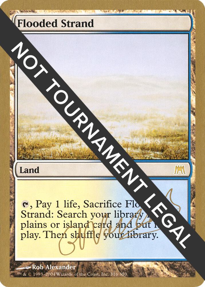 Flooded Strand (Gabriel Nassif) [World Championship Decks 2004]