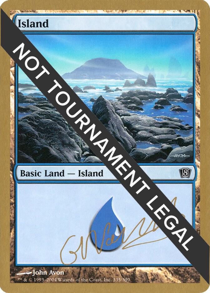 Island (gn335) (Gabriel Nassif) [World Championship Decks 2004]
