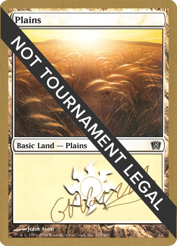 Plains (gn333) (Gabriel Nassif) [World Championship Decks 2004]