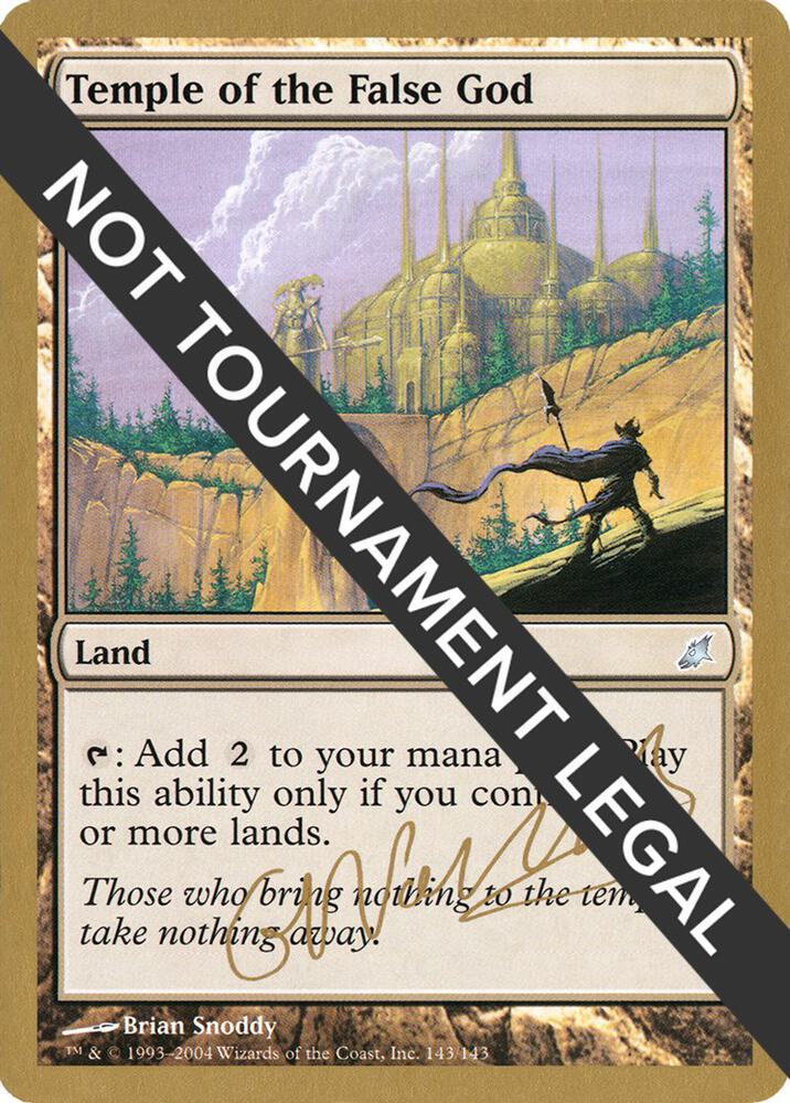 Temple of the False God (Gabriel Nassif) [World Championship Decks 2004]