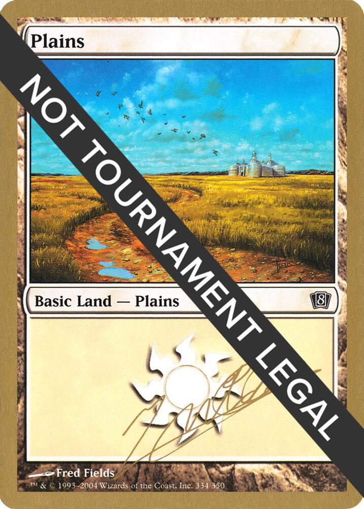 Plains (jn334) (Julien Nuijten) [World Championship Decks 2004]