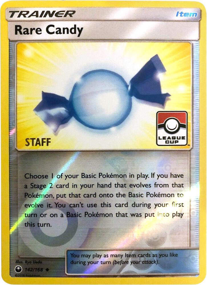 Rare Candy (142/168) (League Promo Staff) [Sun & Moon: Celestial Storm]