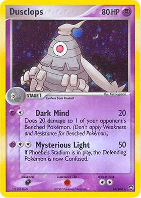 Dusclops (14/108) (Theme Deck Exclusive) [EX: Power Keepers]