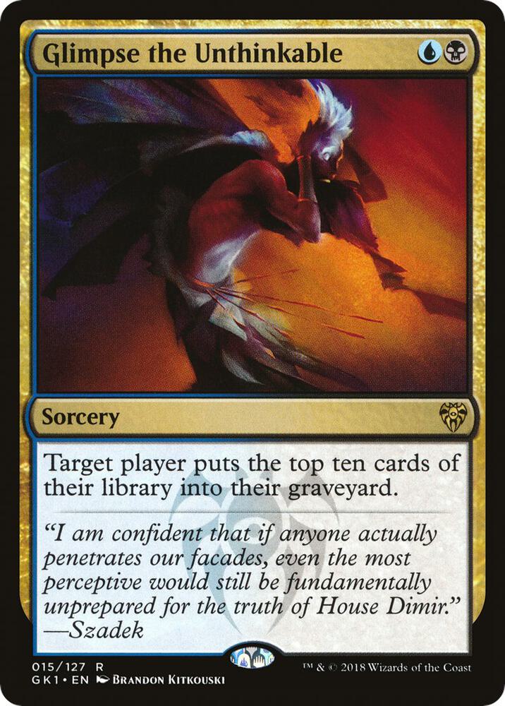 Glimpse the Unthinkable [Guilds of Ravnica Guild Kit]