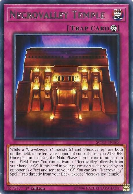 Necrovalley Temple [SOFU-EN068] Rare
