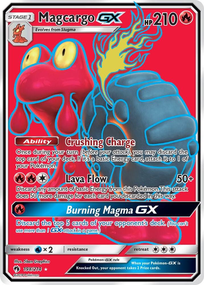 Magcargo GX (198/214) [Sun & Moon: Lost Thunder]