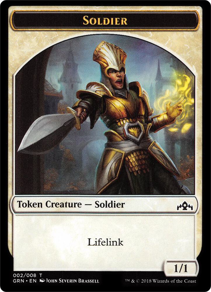 Soldier // Goblin Double-Sided Token [Guilds of Ravnica Guild Kit Tokens]