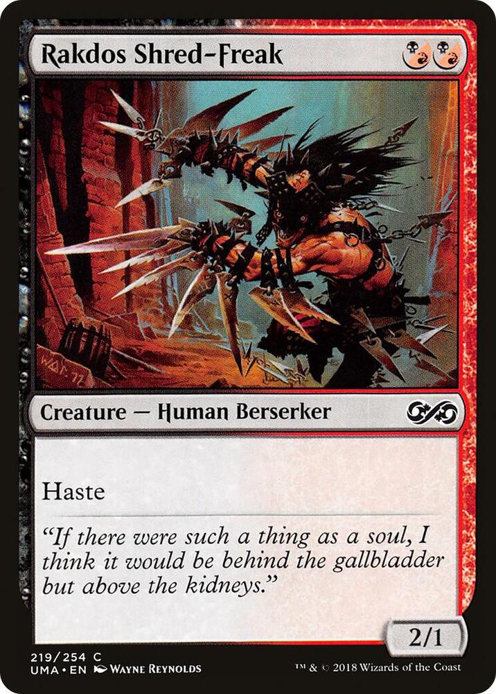 Rakdos Shred-Freak [Ultimate Masters]