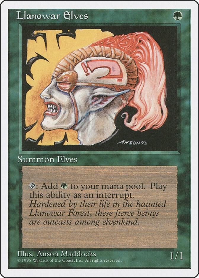 Llanowar Elves [Fourth Edition]