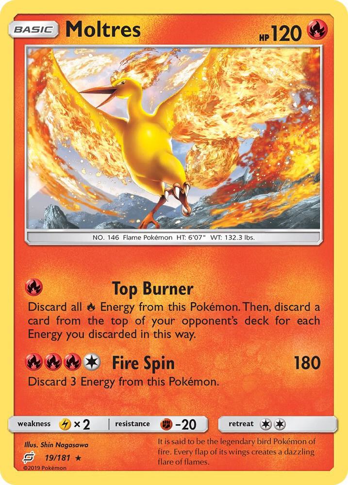 Moltres (19/181) [Sun & Moon: Team Up]