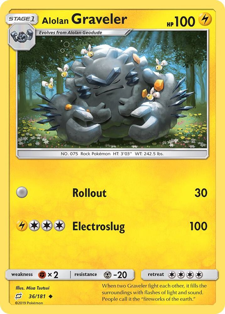 Alolan Graveler (36/181) [Sun & Moon: Team Up]