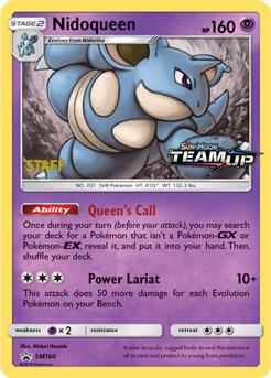 Nidoqueen (SM160) (Staff) [Sun & Moon: Black Star Promos]