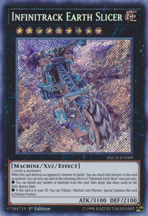 Infinitrack Earth Slicer [INCH-EN009] Secret Rare
