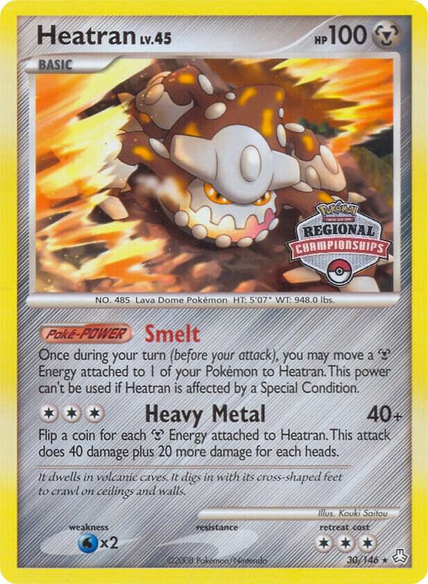Heatran (30/146) (Regional Championships) [Diamond & Pearl: Legends Awakened]