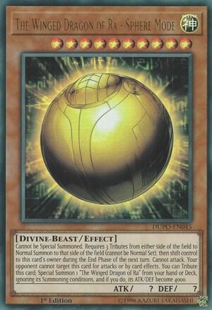 The Winged Dragon of Ra - Sphere Mode [DUPO-EN045] Ultra Rare